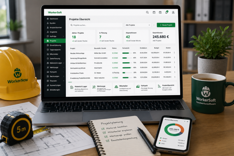 Angebote und Rechnungen in WorkerSoft